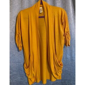 Yellow Cardigan 2xl